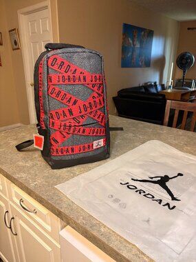 AIR JORDAN BACKPACK - JUMPMAN' (BLACK/RED)